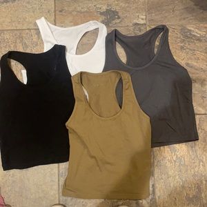 4 tank crop tops